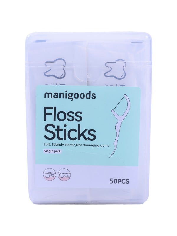 Minigood Sodium Fluoride Dental Floss Soft Flexible Floss 50 Pieces