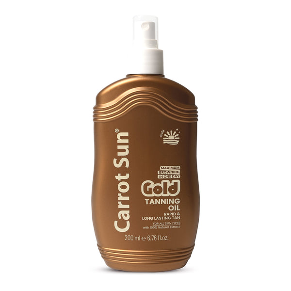 Carrot Sun Tanning Accelerator Gold Oil Moisturizing Formula Letrosine 200 ml