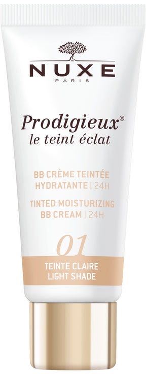 Nuxe Prodigieux BB Cream Tinted Moisturizer Light Shade Sheer Buildable Coverage 30 ml
