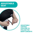 Chicco Skin Fit Baby Carrier, Black Beauty, Newborn to 9 kg