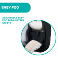 Chicco Skin Fit Baby Carrier, Black Beauty, Newborn to 9 kg