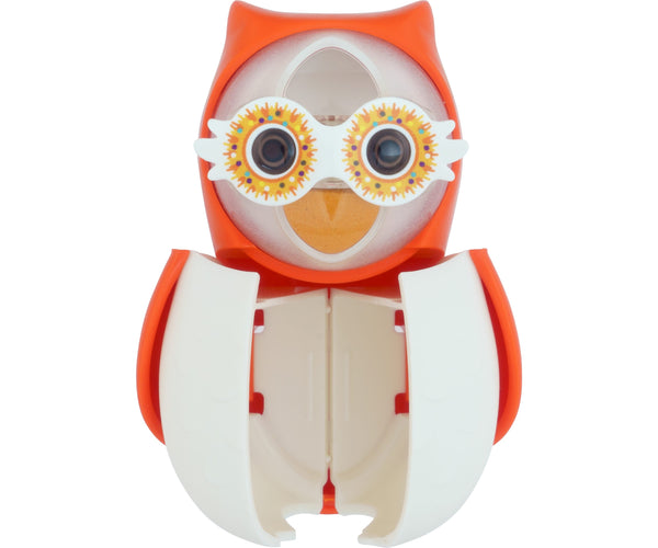 Flipper Owl Orange Toothbrush Cover with 1-Minute Timer