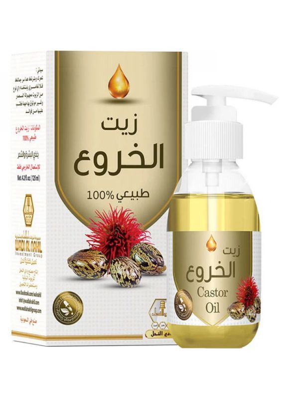 Wadi Al-Nahl Castor Oil Hair and Skin Oil 100% Natural 125ml