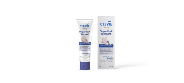 Clevie Baby Diaper Rash Ointment Dexpanthenol Protective Barrier 30 g