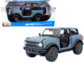 Maisto 2021 Ford Bronco Badlands Blue Special Edition Diecast Model Car 1/18 Scale