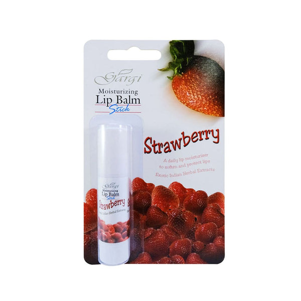 Gargi Moisturizing Lip Balm Stick Strawberry Herbal Extracts 4.5 g