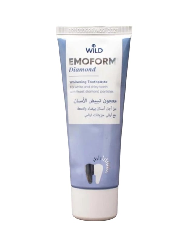 Wild Pharma Diamond Brightening Toothpaste Fluoride Formula 75 ml