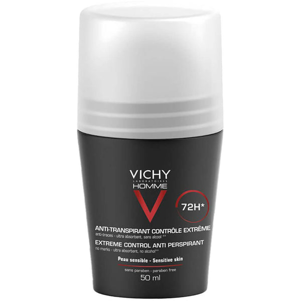 Vichy Homme 72 Hour Deodorant Antiperspirant Soothing Effect for Men