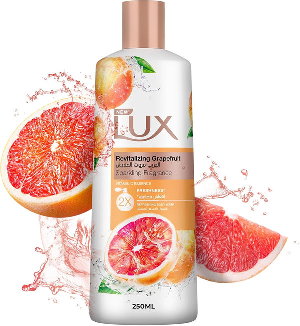 LUX Revitalizing Grapefruit Body Wash Shower Gel Vitamin C 250 ml