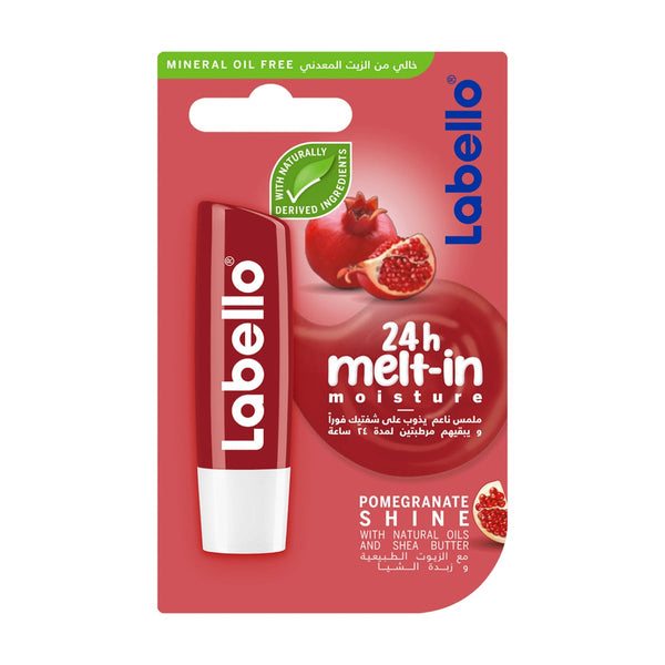 Labello Moisturizing Lip Balm Pomegranate Shine Shea Butter