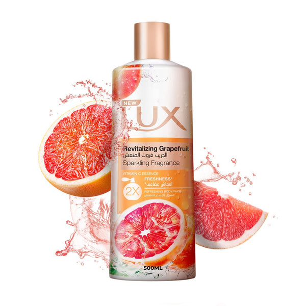 Lux Revitalizing Grapefruit Body Wash Shower Gel Vitamin C Essence 500ml