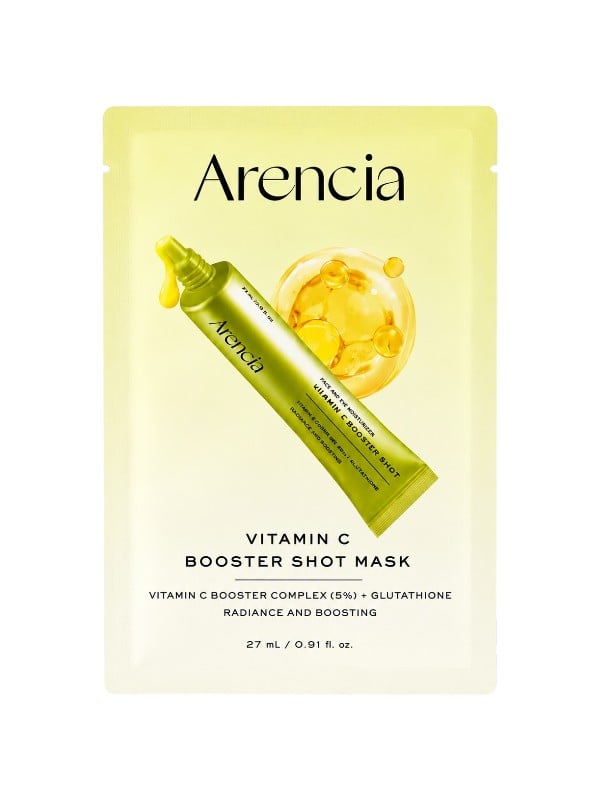 Arencia Vitamin C Booster Shot Brightening and Radiance Facial Mask 27ml