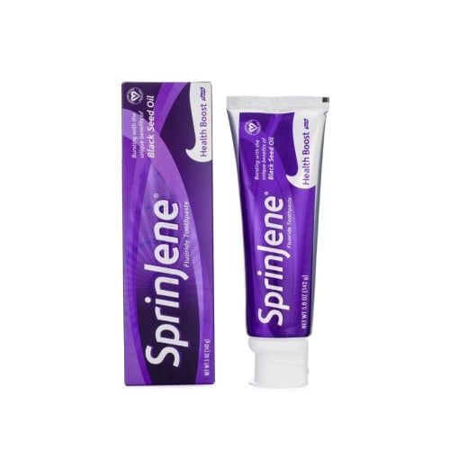 Springine Anticavity Freshening Toothpaste with Black Seed and Fluoride 142g