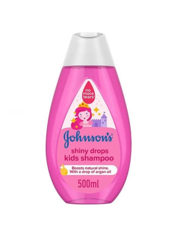 Johnson's Shiny Drops Baby Shampoo Gentle Cleansing Natural Shine 500ml