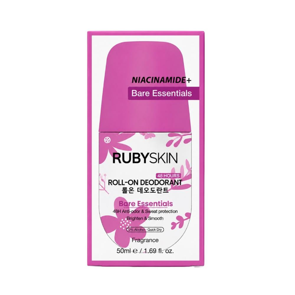 Ruby Skin Bare Essentials Deodorant Roll-On with Niacinamide