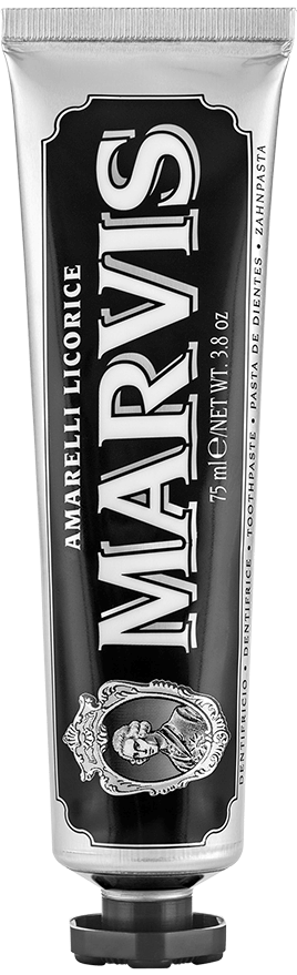 Marvis Amarelli Licorice Mint Toothpaste Fluoride Formula 75ml
