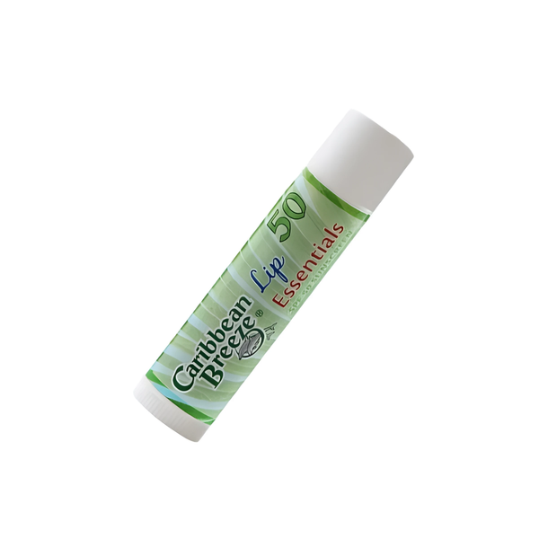 Caribbean Breeze SPF 50 Lip Balm Cream Green Tea Pomegranate Aloe 4-Pack, 4.25 g Each