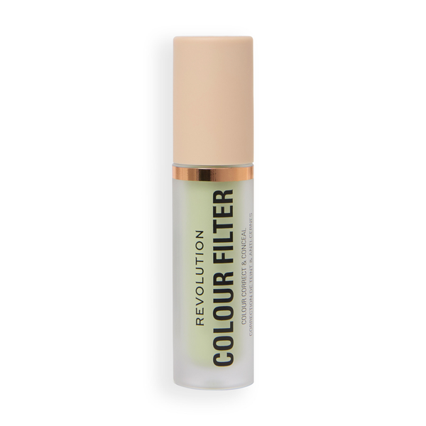 Revolution Colour Filter Correcting Concealer Green, Lightweight Long-Wear Makeup