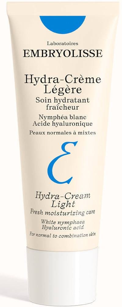 Embryolisse Hydra-Cream Light Face Cream Hyaluronic Acid White Nymphaea 40 ml