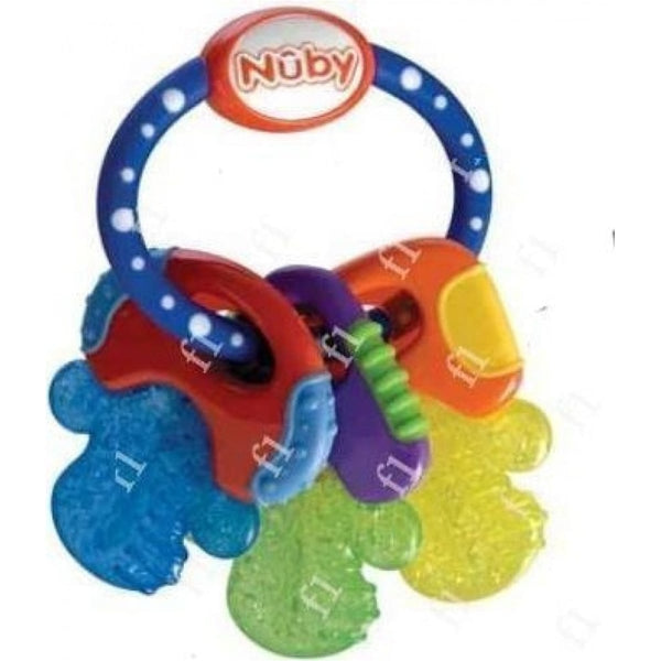 Nuby Icybite Teether Keys Textured Teething Toy for Infants 3M+