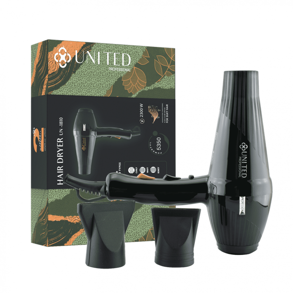 United Professional Hair Dryer UN-1810 2400W Adjustable Speed and Heat Settings