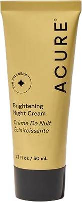 Acure Brilliantly Brightening Night Cream Facial Moisturizer 50ml