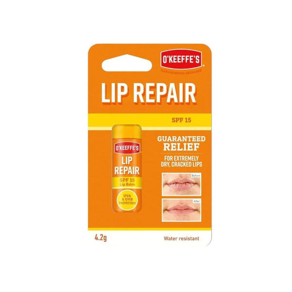 O'Keeffe's Lip Repair Balm SPF 15 Moisturizing Beeswax Shea Butter 4.2 g