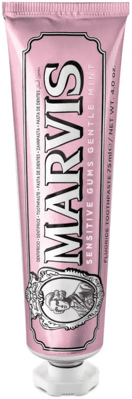 Marvis Sensitive Gums Toothpaste Fluoride Gentle Mint 75 ml