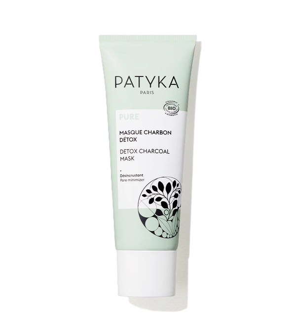 Patyka Detox Charcoal Face Mask Purifying Green Clay Formula
