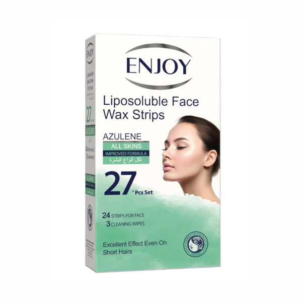 Enjoy Lipo Face Wax Strips Azulene 27 Pieces