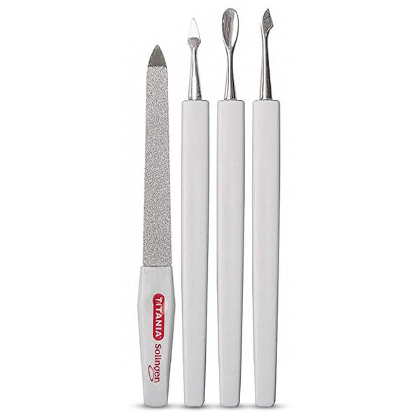 Titania Nail Care Pedicure Set Stainless Steel Manicure Tools 4 Pieces