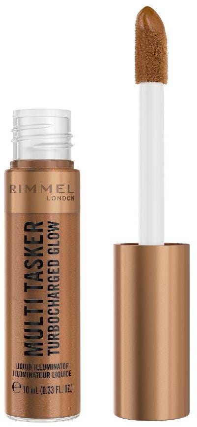 Rimmel Multi Tasker Turbocharged Glow Liquid Illuminator Light-Reflecting Pearls Beam 09, 10 ml
