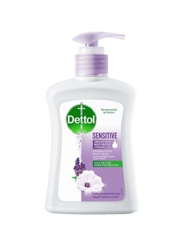 Dettol Sensitive Skin Hand Wash Liquid Soap Lavender and White Musk 400ml