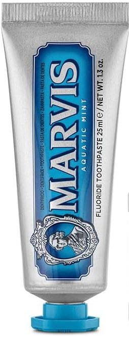 Marvis Aquatic Mint Fluoride Toothpaste Fresh Marine Flavor 25ml