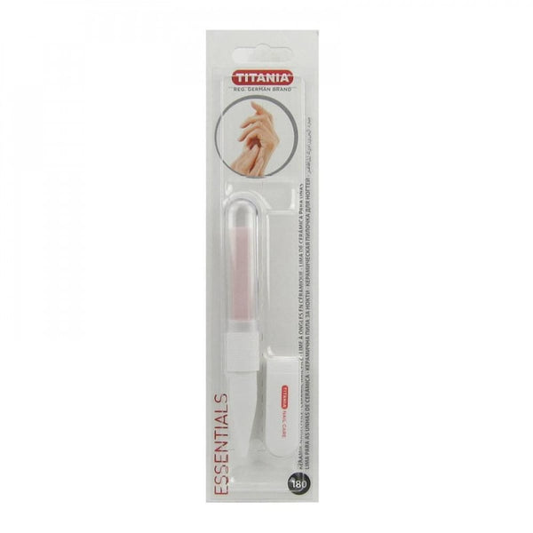 Titania Ceramic Nail File 1034 4-in-1 Manicure and Pedicure Tool