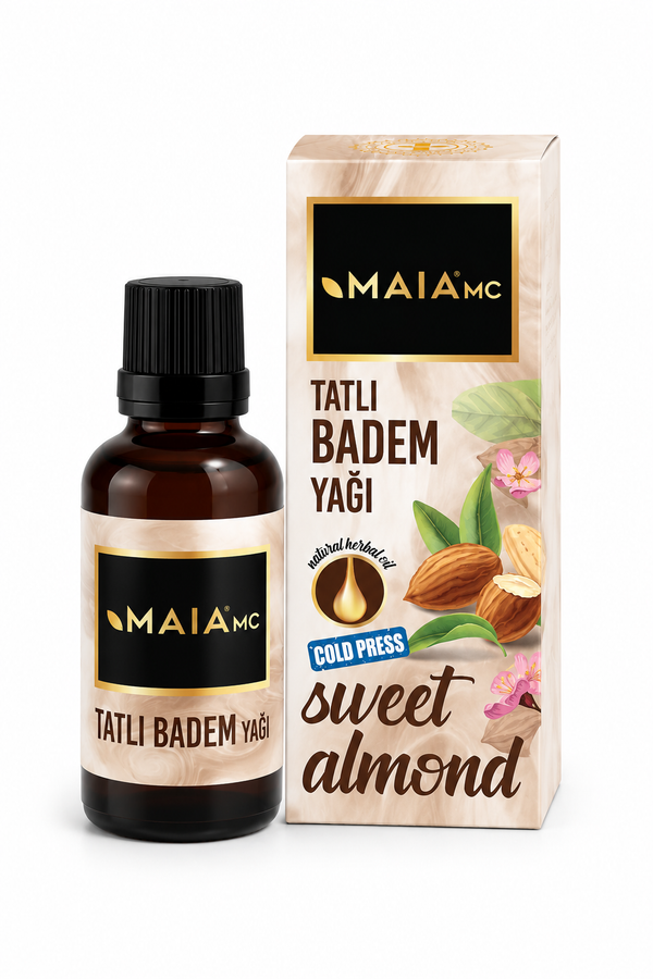 MAIA MC Pure Sweet Almond Oil Natural Hair and Skin Care Oil