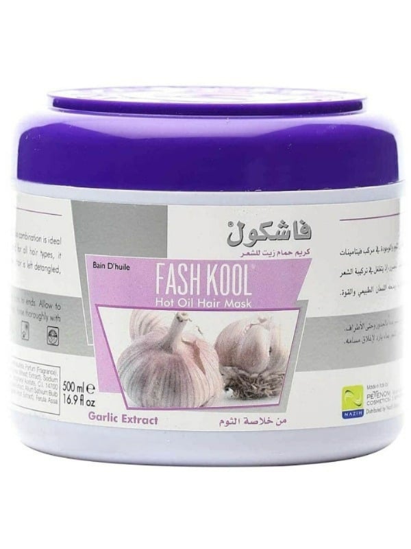 Fashkool Hot Oil Bath Cream Hair Mask with Garlic Extract, 500 ml