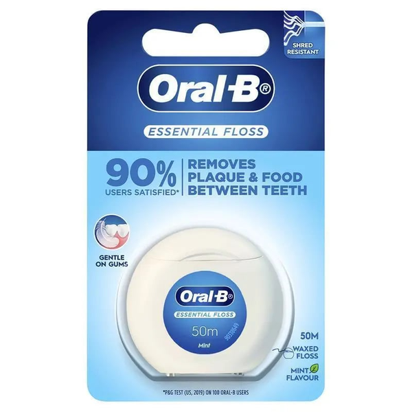 Oral-B Mint Essential Dental Floss, Mint-Flavored Interdental Floss