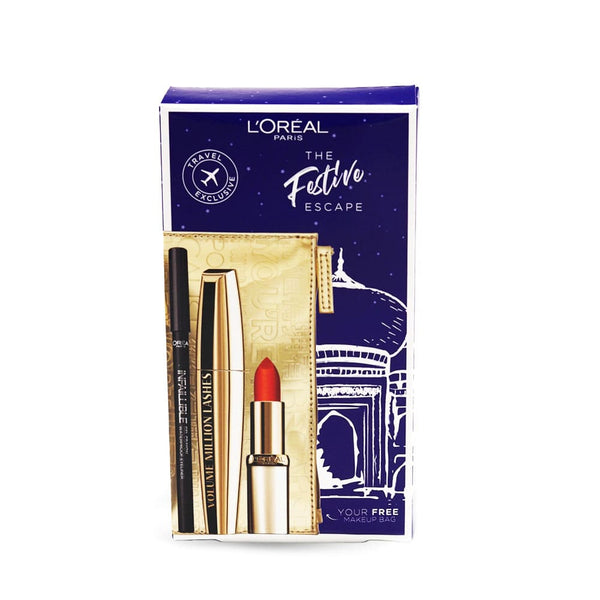 L'Oreal Paris The Festive Escape Mascara Lipstick and Eyeliner Collection