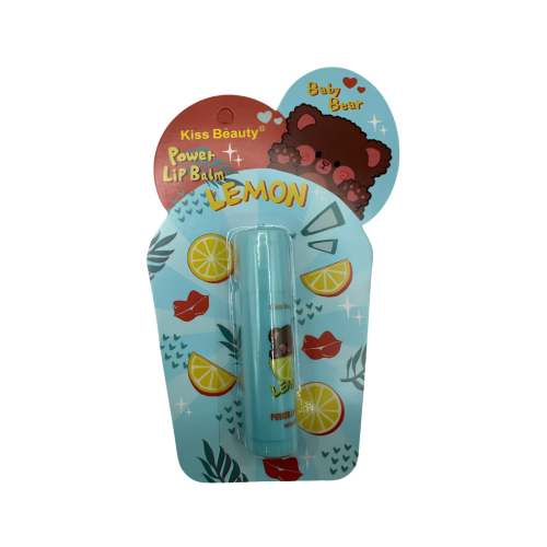 Kiss Beauty Lemon Kids Lip Balm Moisturizing Formula 5g