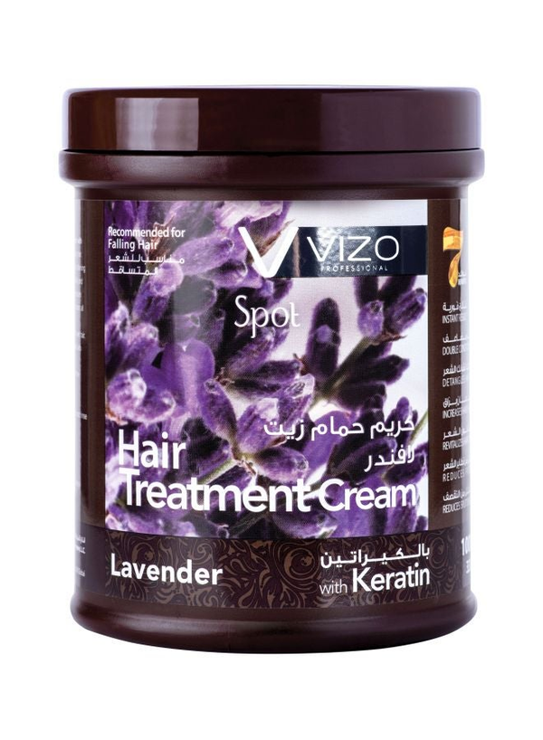 Vizo Professional Spot Hair Treatment Cream with Lavender and Keratin, 1000 ml