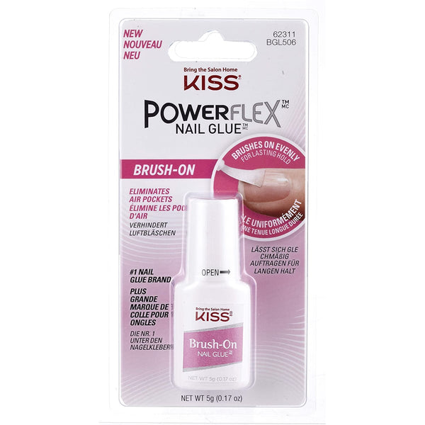 KISS Powerflex Brush-On Nail Glue Cyanoacrylate BGL506 5g