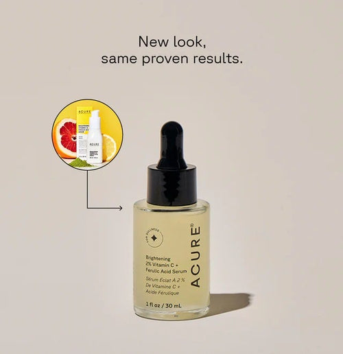 Acure Brightening Vitamin C & Ferulic Acid Oil-Free Serum 30ml