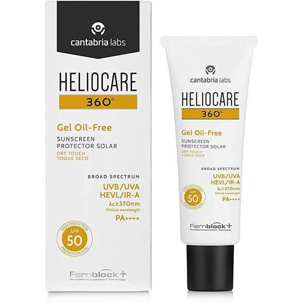 Heliocare 360 Gel Oil-Free Dry Touch SPF 50 Fernblock Face and Body Sunscreen 50 ml