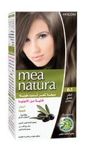 Mea Natura Hair Color Ash Dark Blonde Cream, Ammonia-Free Grey Coverage