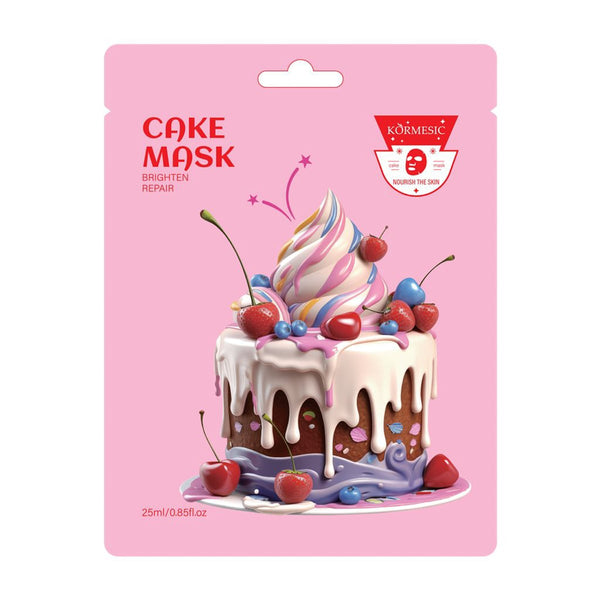 KORMESIC Cake Repair Brightening Sheet Mask 25 ml, 3 Pieces