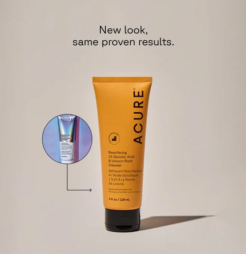 Acure Resurfacing Glycolic + Unicorn Root Cleanser 118ml