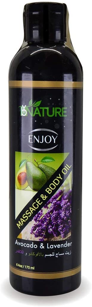 Enjoy Avocado Lavender Massage Oil, Moisturizing Body Oil