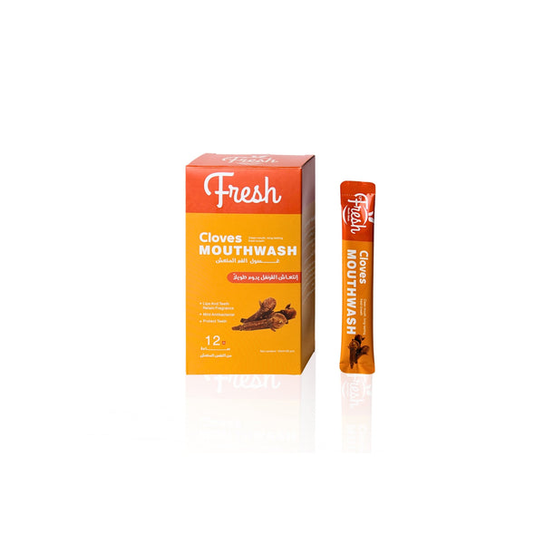 Fresh Brush Cloves Mouthwash Sachets 10 ml, 20 Pieces