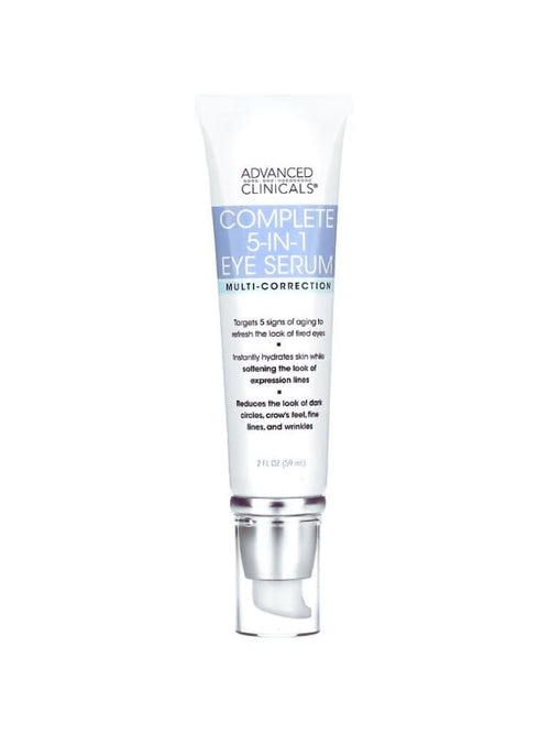 Advanced Clinicals 5-in-1 Multi-Correcting Serum Peptides Niacinamide Hyaluronic Acid 59 ml